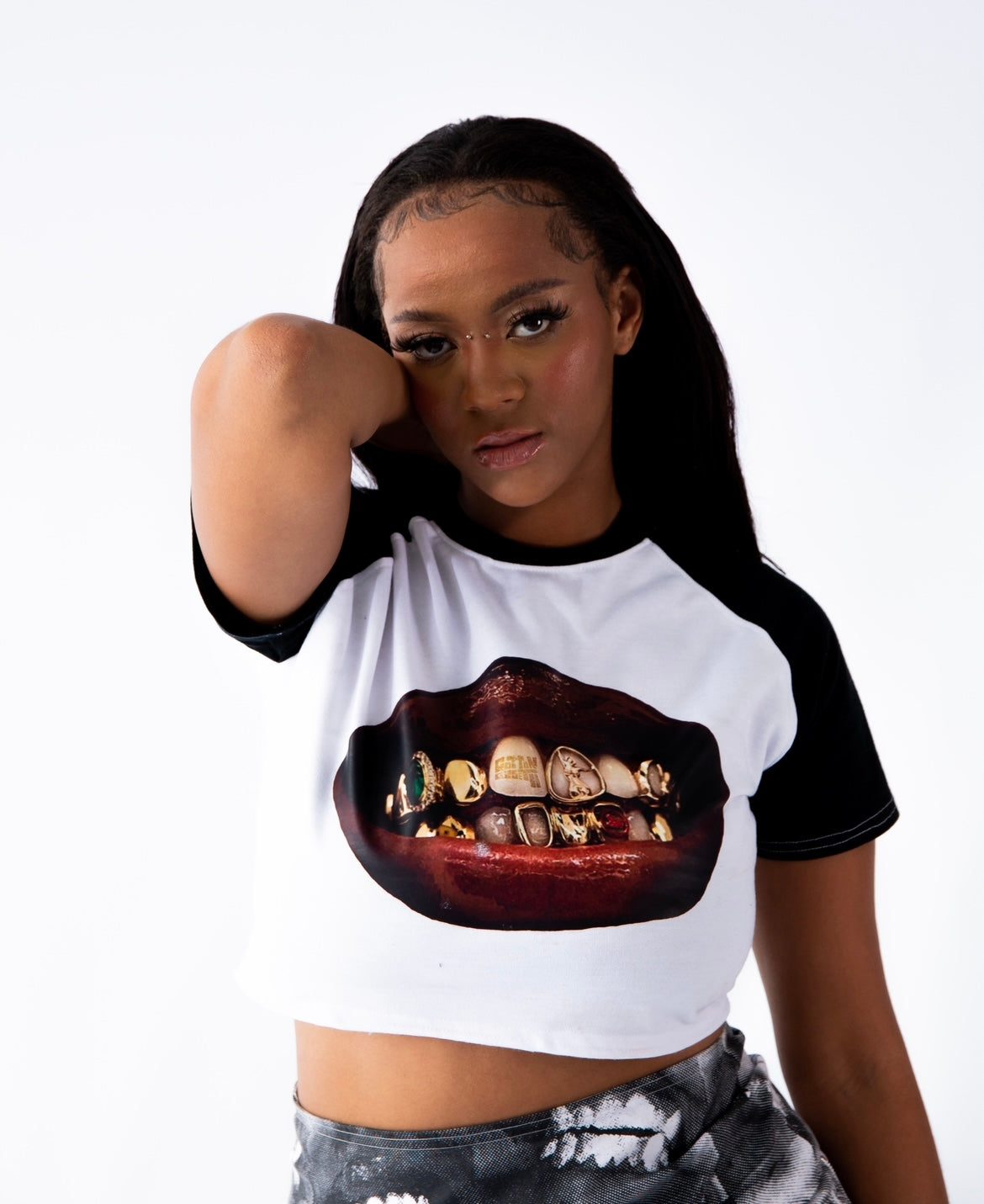 ©© „RAVEN GRILLZ CROP TOP"